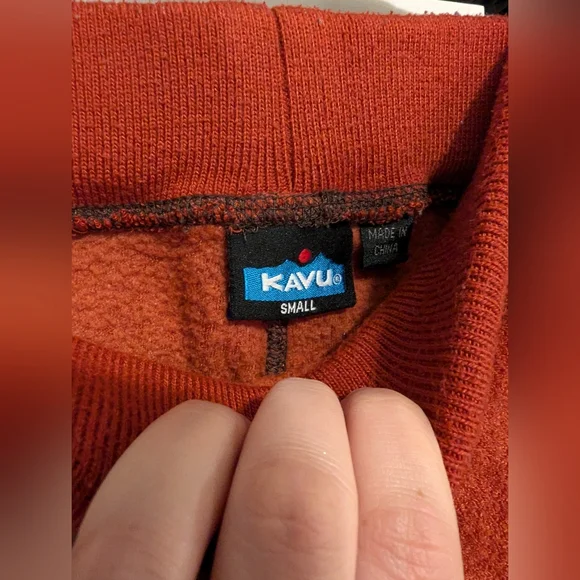 RARE KAVU Women's Sweatpants/Rust/Small/Flared Pants - Picture 6 of 6